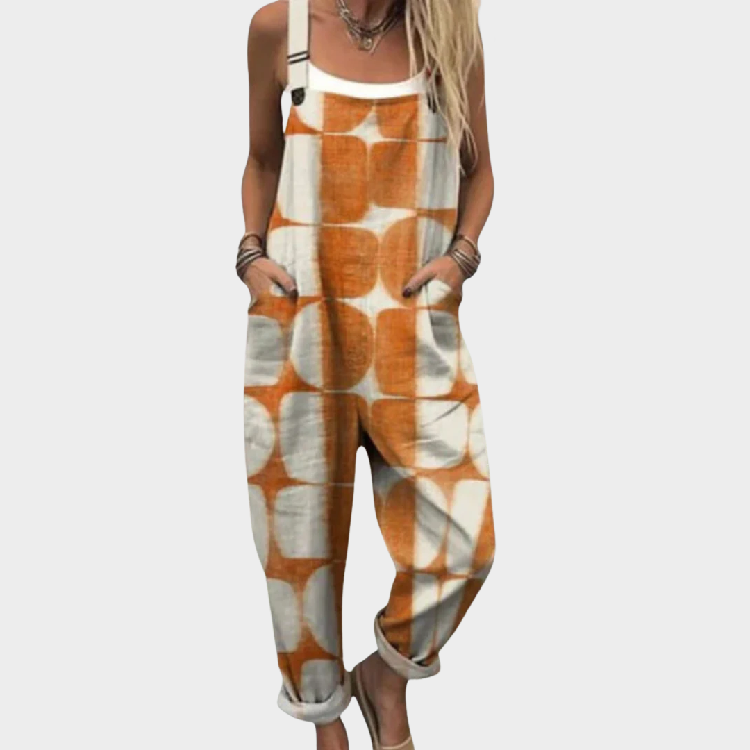 Avery - Comfortable Printed Overalls