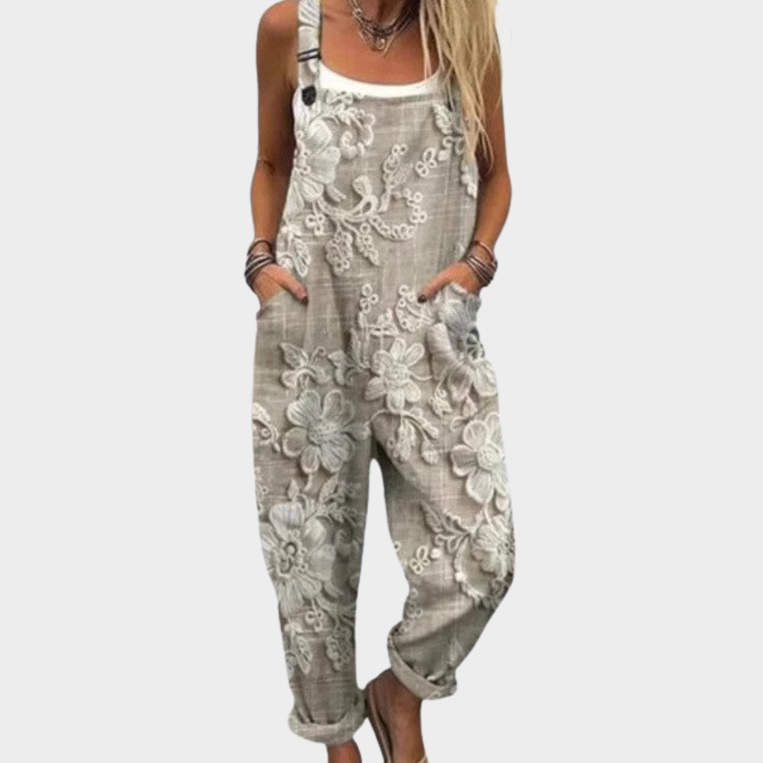 Eleanor - Comfortable Printed Overalls