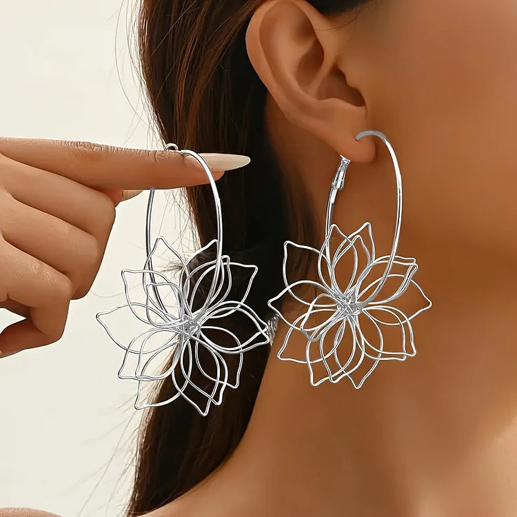 Bohemian Wire Bloom Earrings
