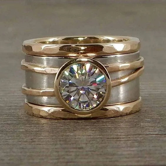 Vintage Glass Glow Ring