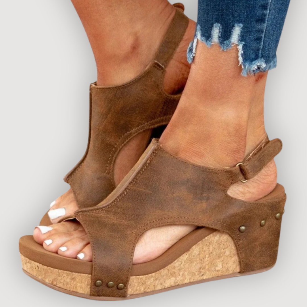 Anne | Comfy Wedge Sandals
