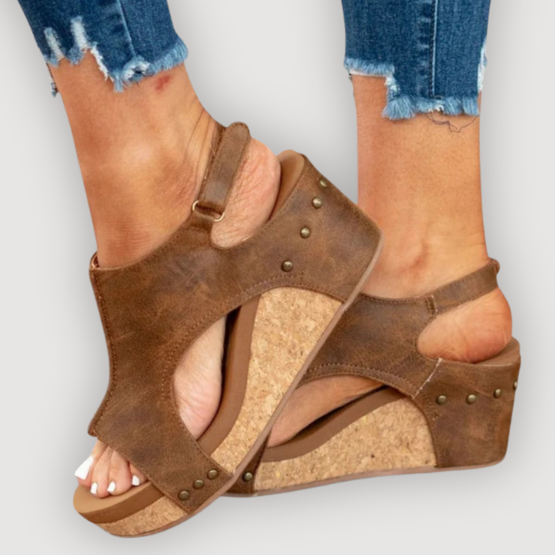Anne | Comfy Wedge Sandals
