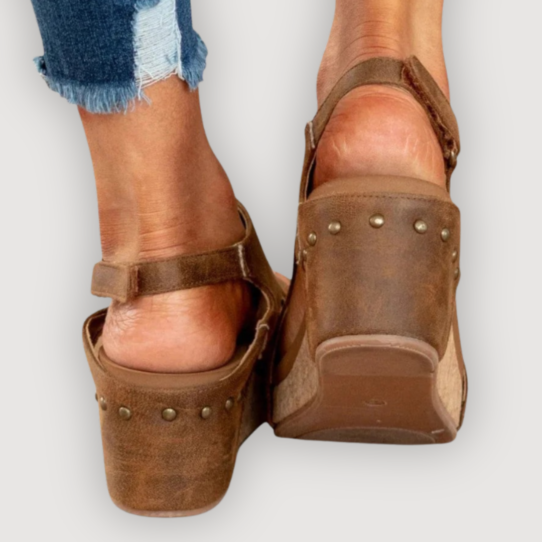 Anne | Comfy Wedge Sandals