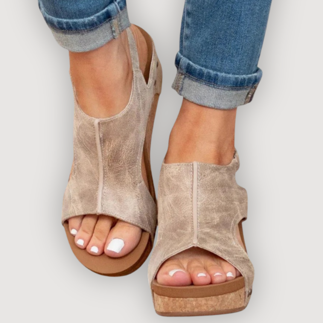 Anne | Comfy Wedge Sandals