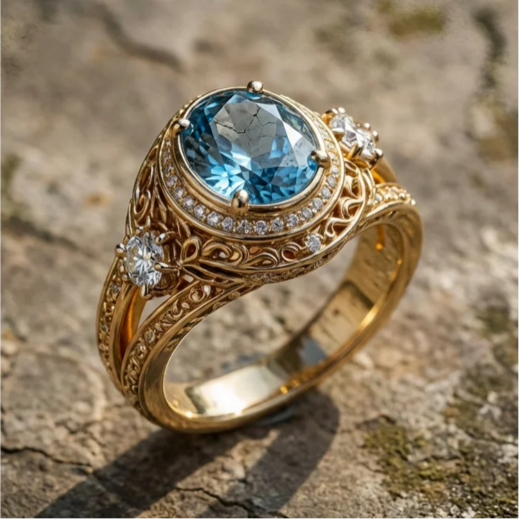 Sapphire Queen Ring