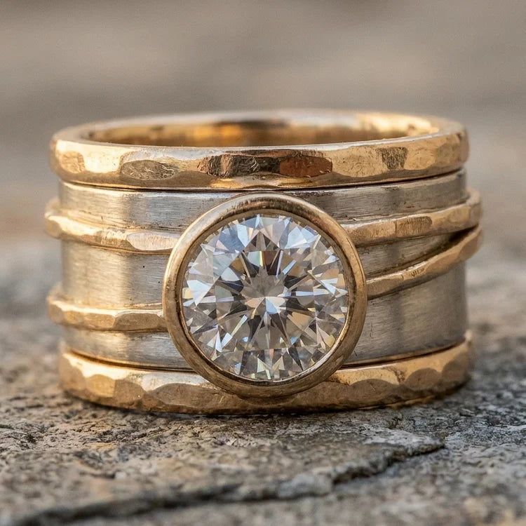 Vintage Glass Glow Ring