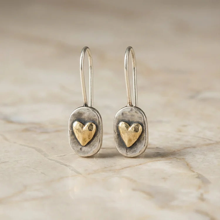 Vintage Love Heart Earrings