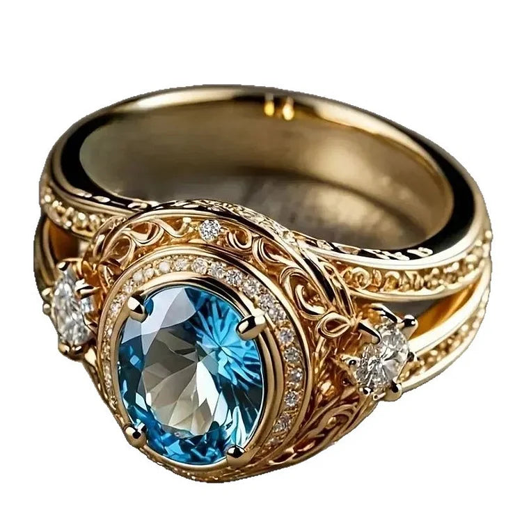 Sapphire Queen Ring