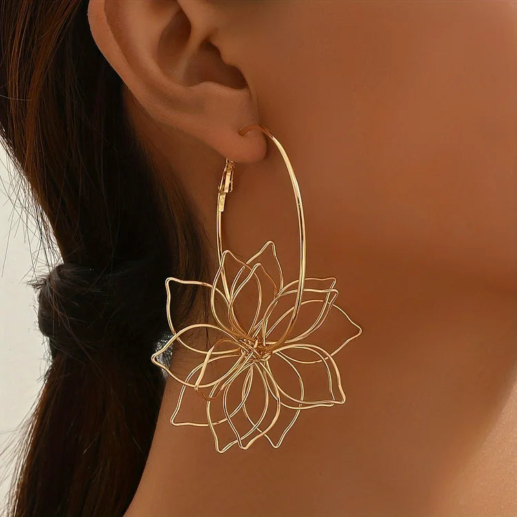 Bohemian Wire Bloom Earrings