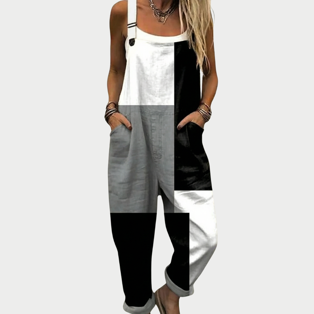 Stella - Comfortable Printed Overalls