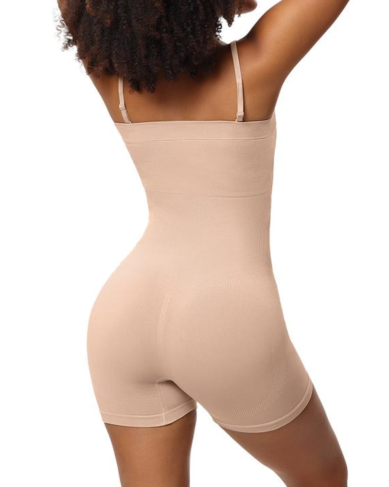 Seamless Bandeau Tummy Control Shorts Body Shaper