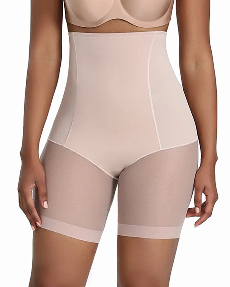 Women's High Waist Seamless Mesh Tummy Control & Butt Lifting Panties