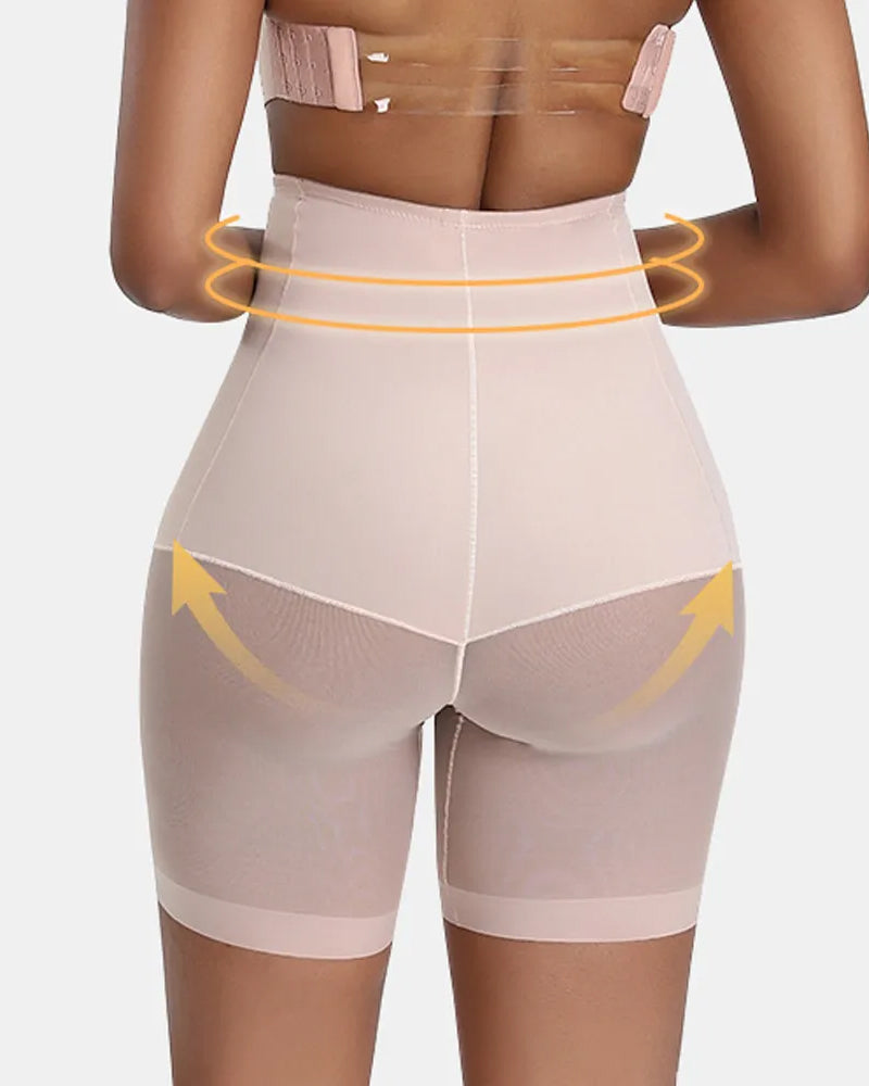 Women's High Waist Seamless Mesh Tummy Control & Butt Lifting Panties