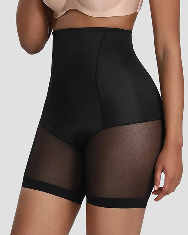 Women's High Waist Seamless Mesh Tummy Control & Butt Lifting Panties