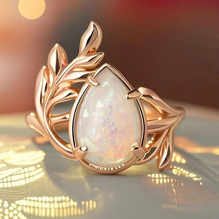 Leaf Baroque Ring