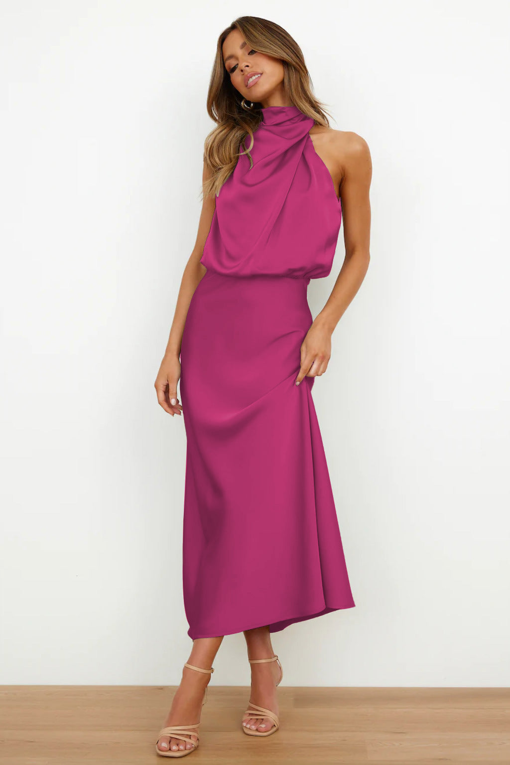 Adrienne™ - Refined Off-Shoulder Midi Dress