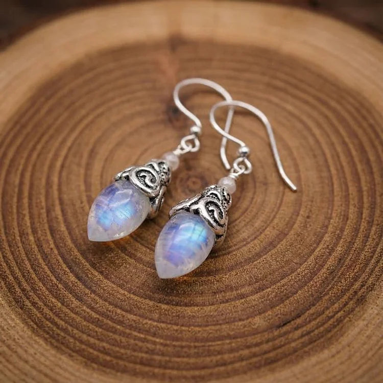 Vintage Moonstone Glow Earrings