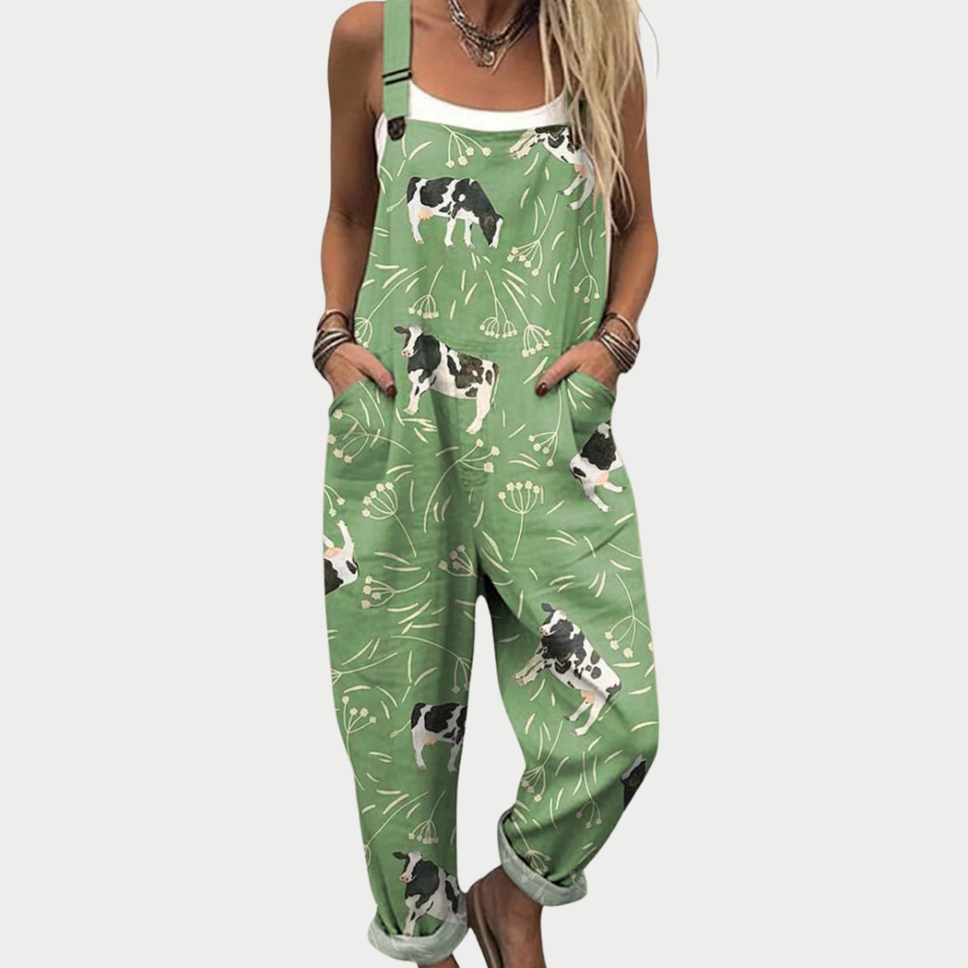 Abigail - Comfortable Printed Overalls