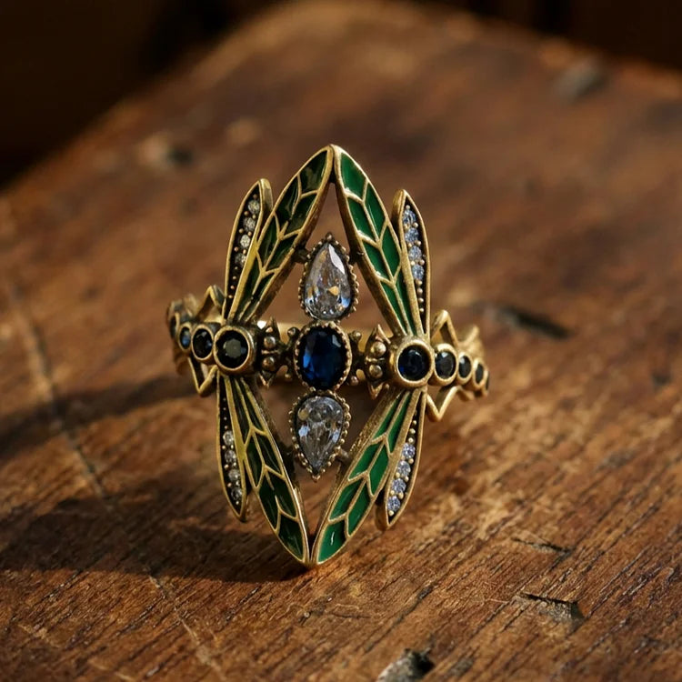 Double Dragonfly Ring