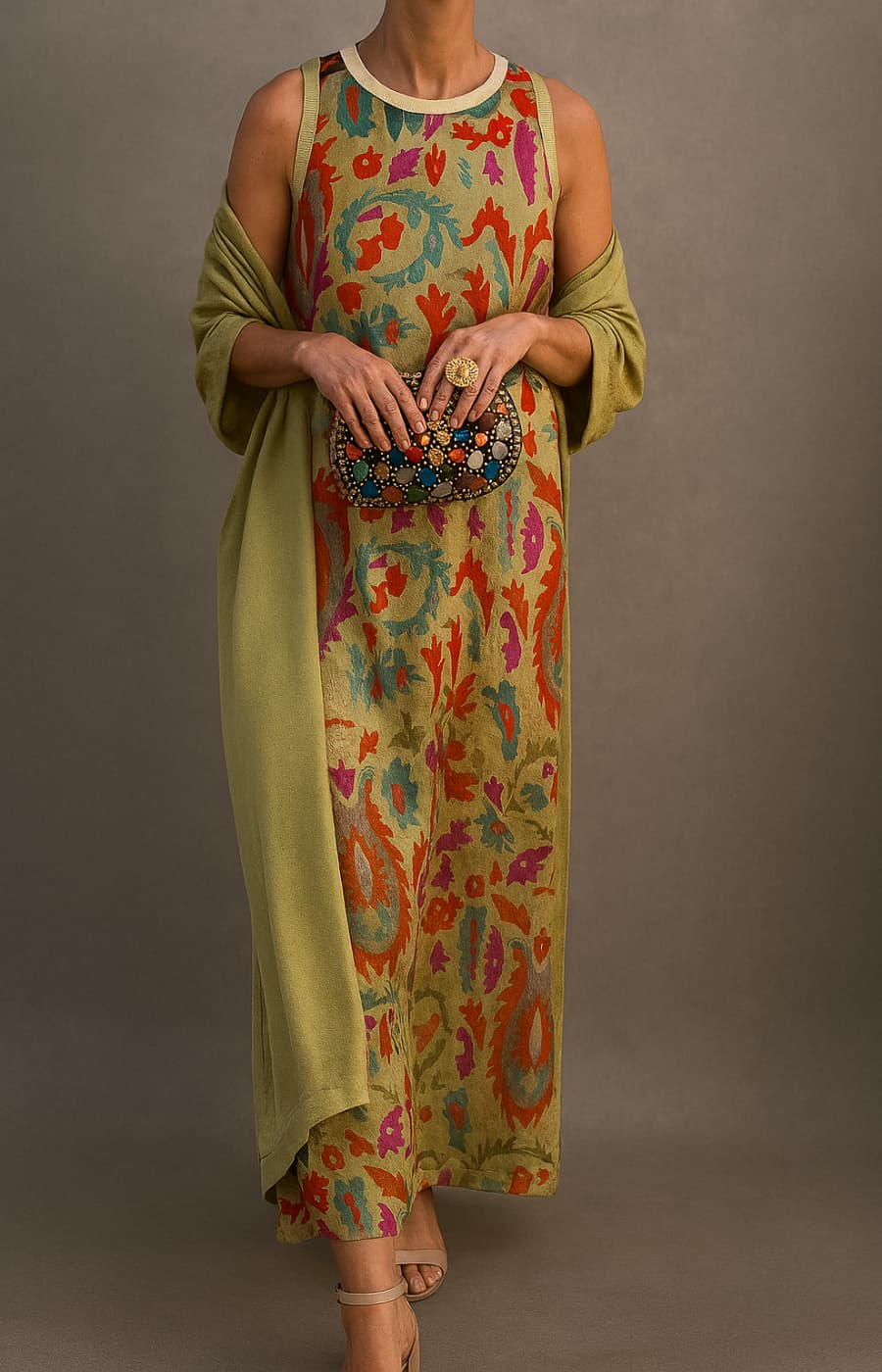 Alexia™ - Coordinated Long Dress & Jacket Set