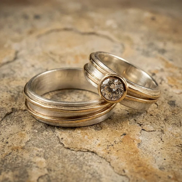 Dual Tone Ring Set