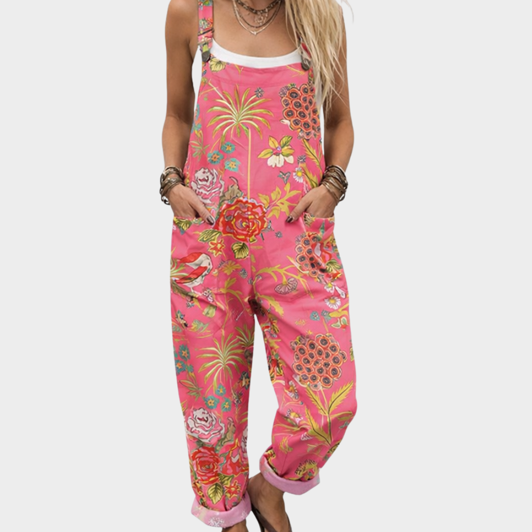 Savannah - Comfortable Printed Overalls