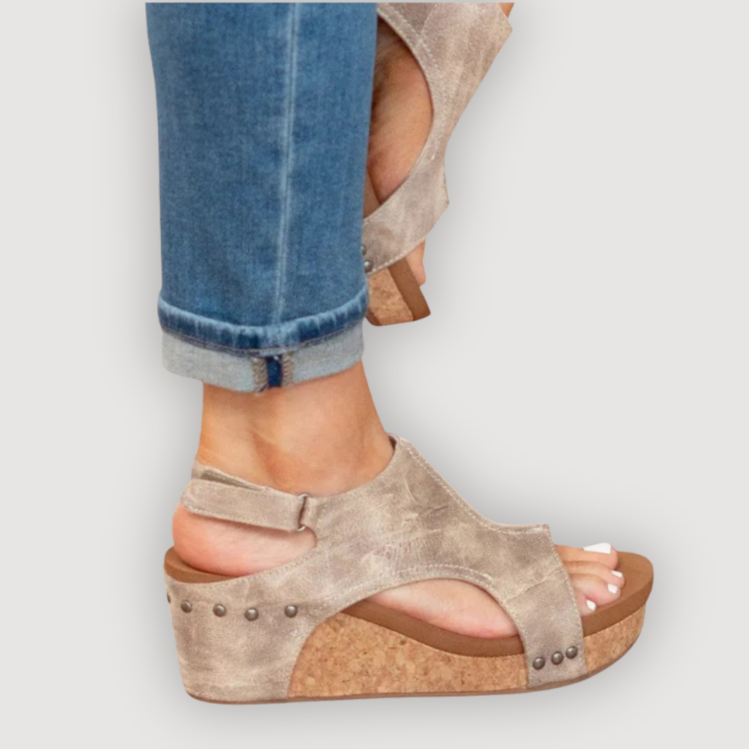 Anne | Comfy Wedge Sandals