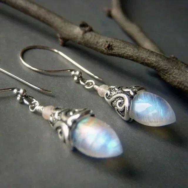 Vintage Moonstone Glow Earrings