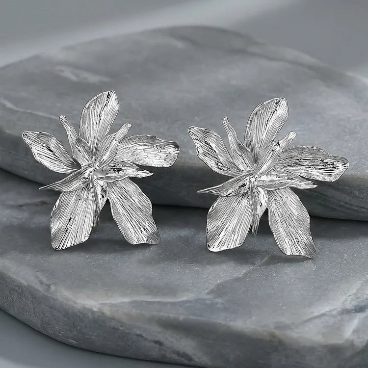 Vintage Bloom Statement Earrings