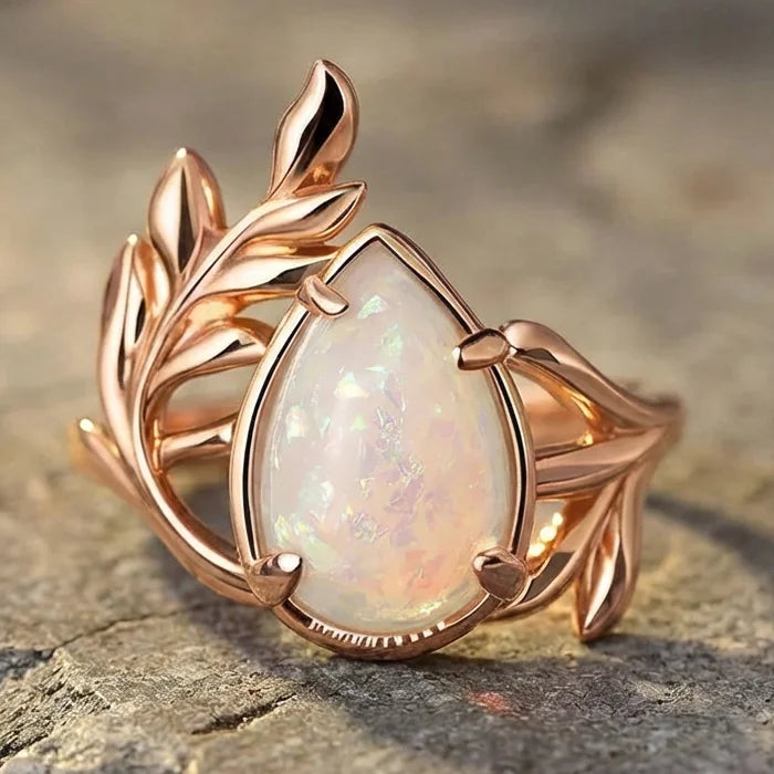 Leaf Baroque Ring