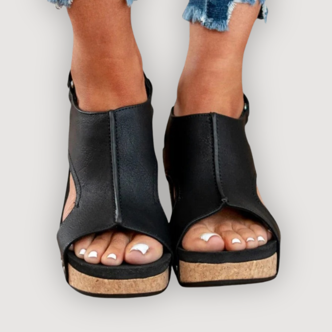 Anne | Comfy Wedge Sandals