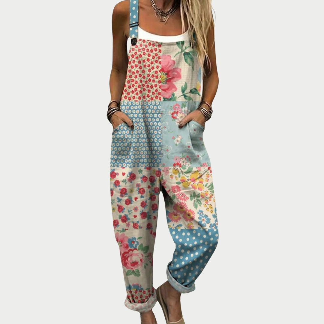 Lucy - Comfortable Printed Overalls
