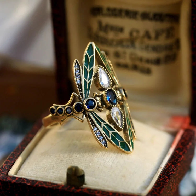 Double Dragonfly Ring
