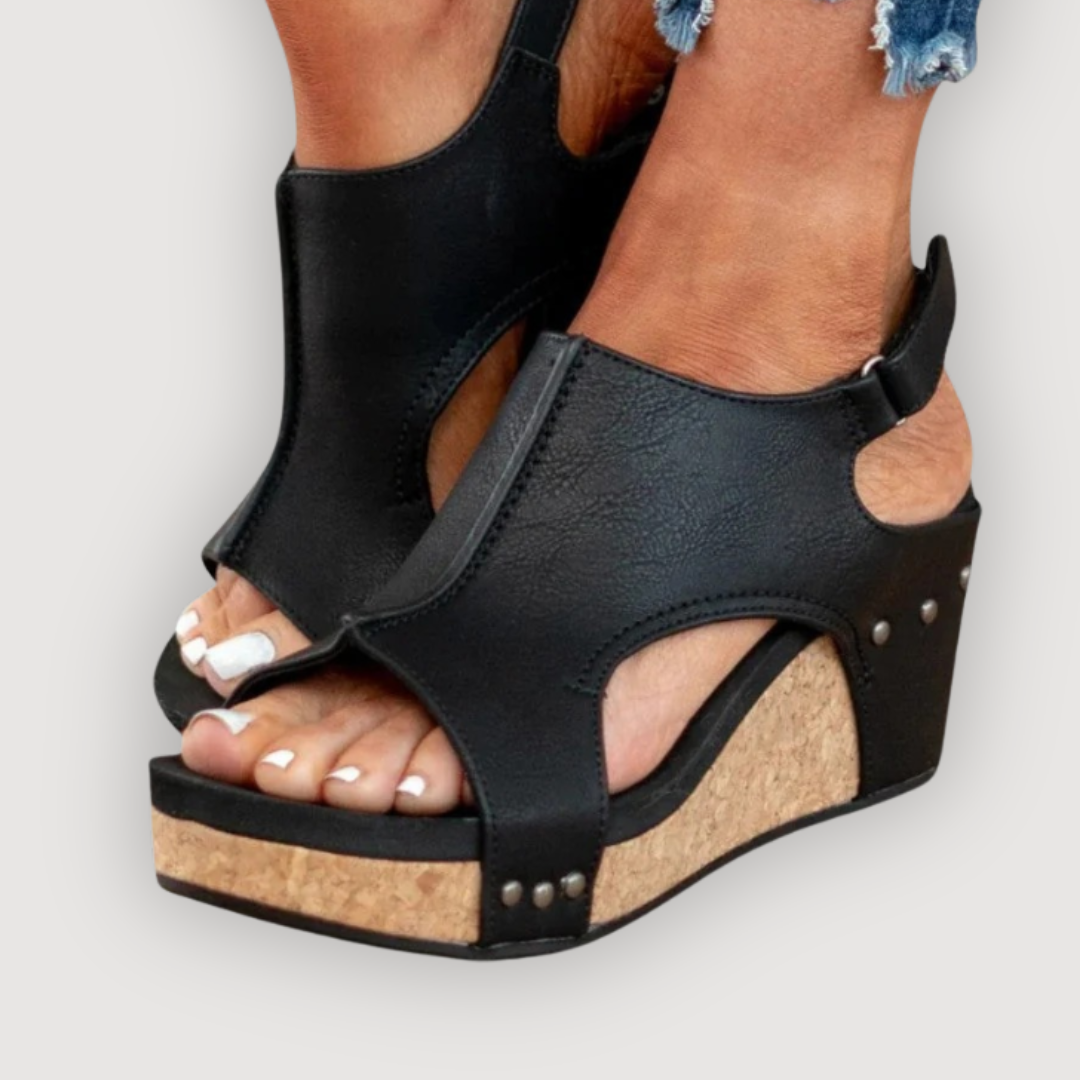 Anne | Comfy Wedge Sandals