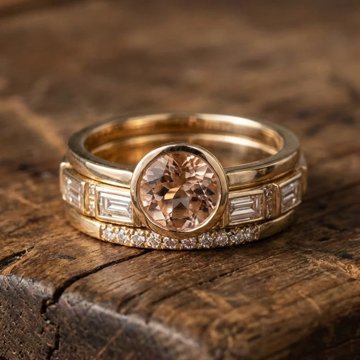 Vintage Crystal Piece Ring