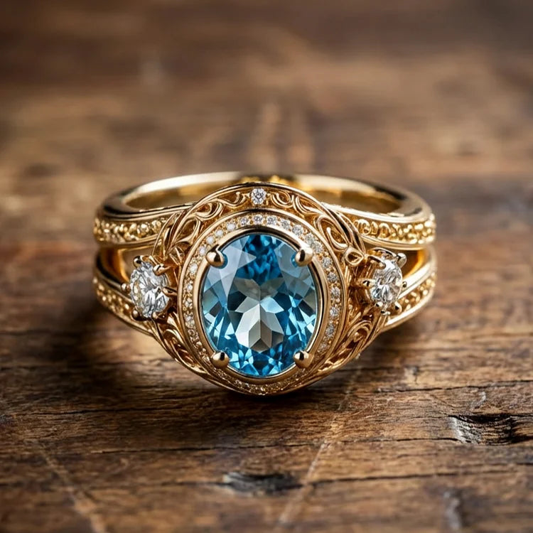 Sapphire Queen Ring
