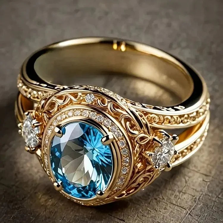 Sapphire Queen Ring