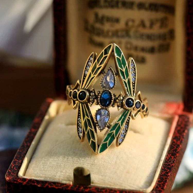 Double Dragonfly Ring