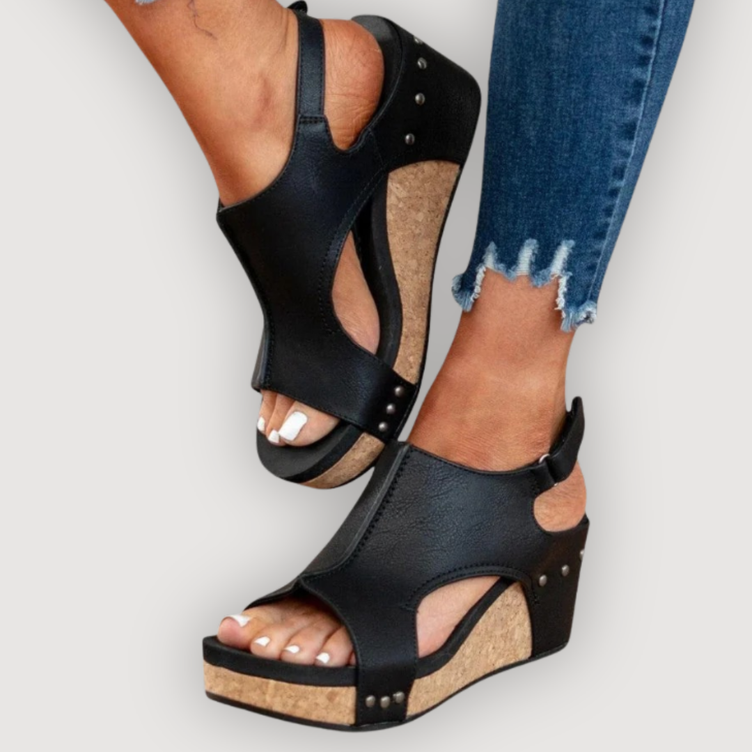 Anne | Comfy Wedge Sandals