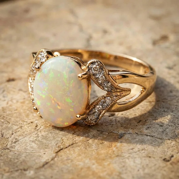 Opal Glow Ring