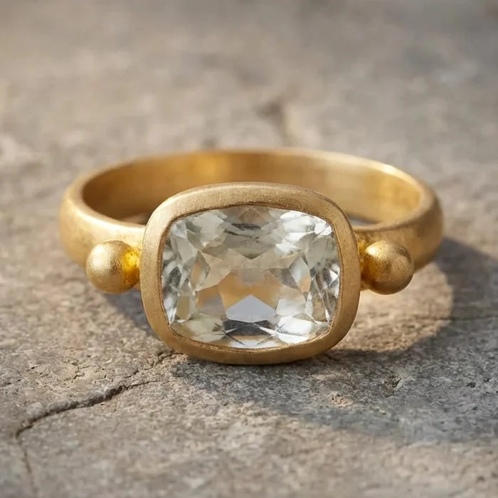 Vintage Emerald Cut Glow Ring