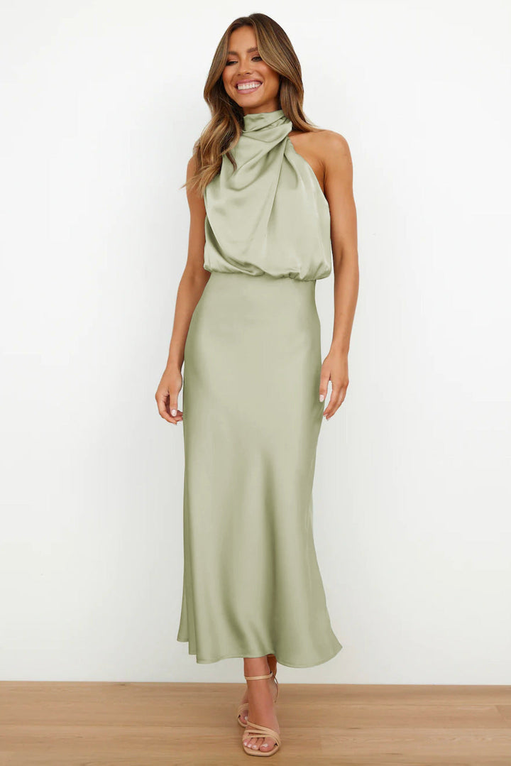 Adrienne™ - Refined Off-Shoulder Midi Dress