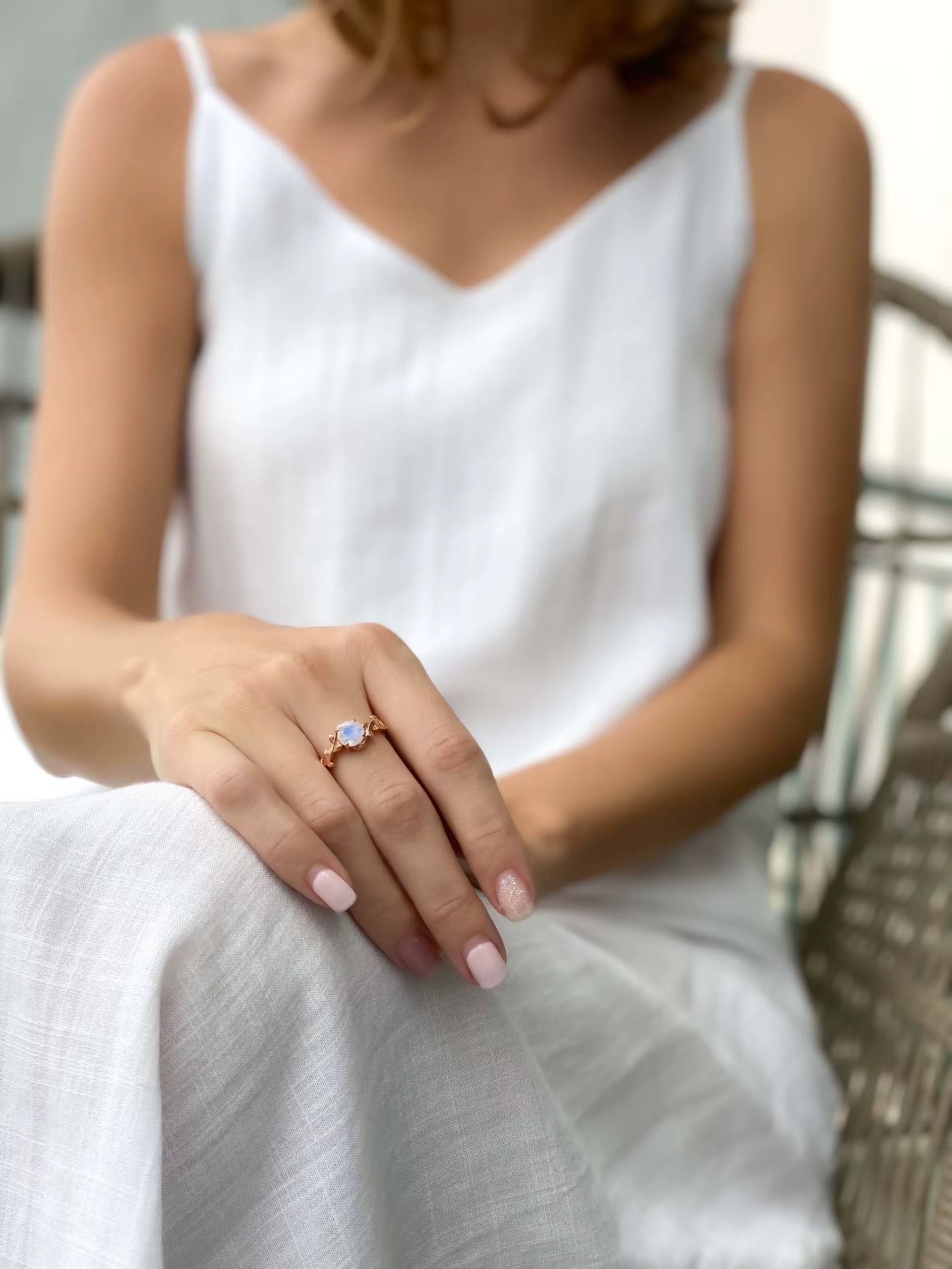 Moonstone Essence Ring