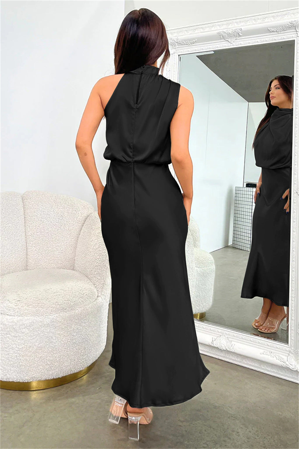 Adrienne™ - Refined Off-Shoulder Midi Dress