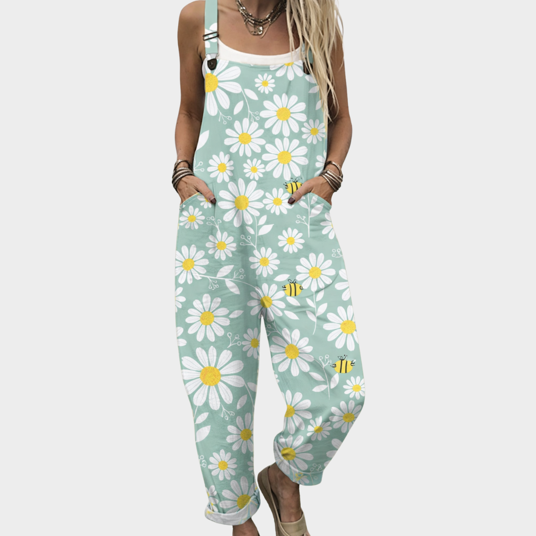 Ellie - Comfortable Printed Overalls