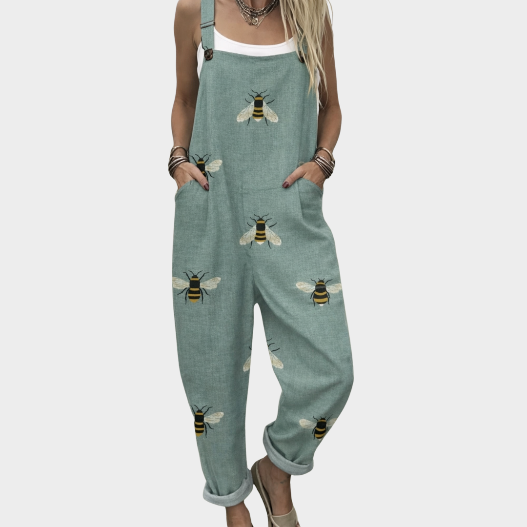 Aria - Comfortable Printed Overalls
