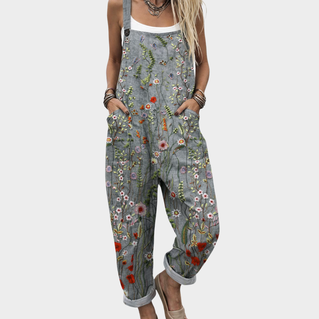 Anna - Comfortable Printed Overalls