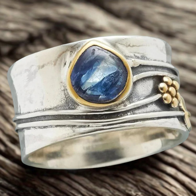 Bohemian Gemstone Meditation Ring