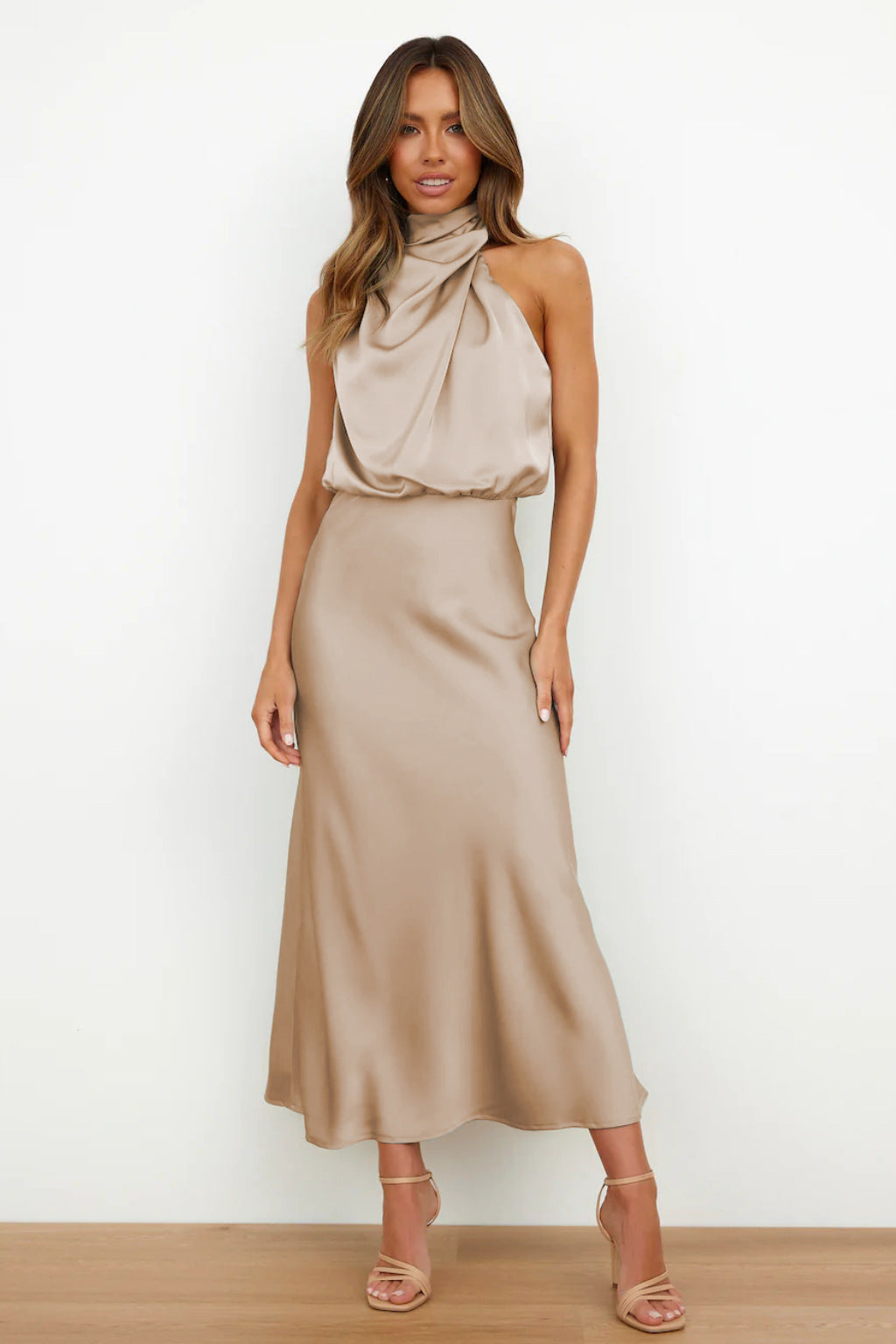 Adrienne™ - Refined Off-Shoulder Midi Dress