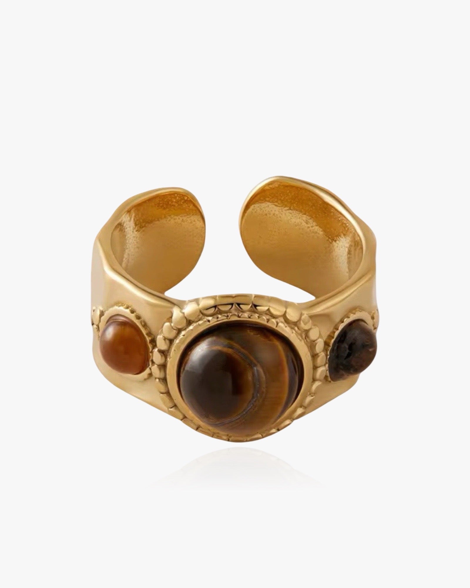 Tiger Eye Boho Ring
